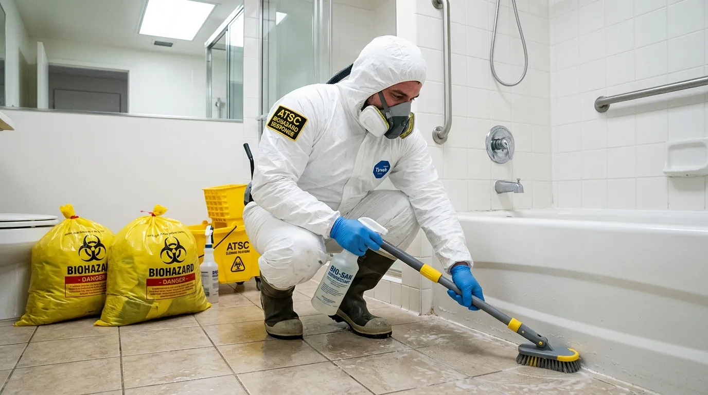 Decontamination equipment deployed for Blood Cleanup in Massapequa